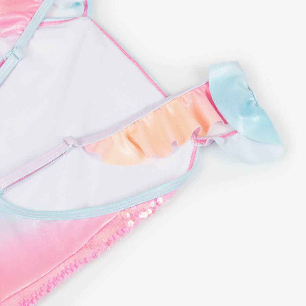 Billieblush-Girls Iridescent Sequin Swimwear | Childrensalon Outlet