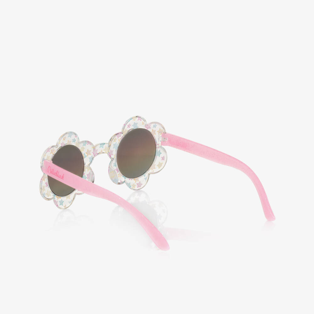 Billieblush-Girls Iridescent Starry Floral Sunglasses | Childrensalon Outlet