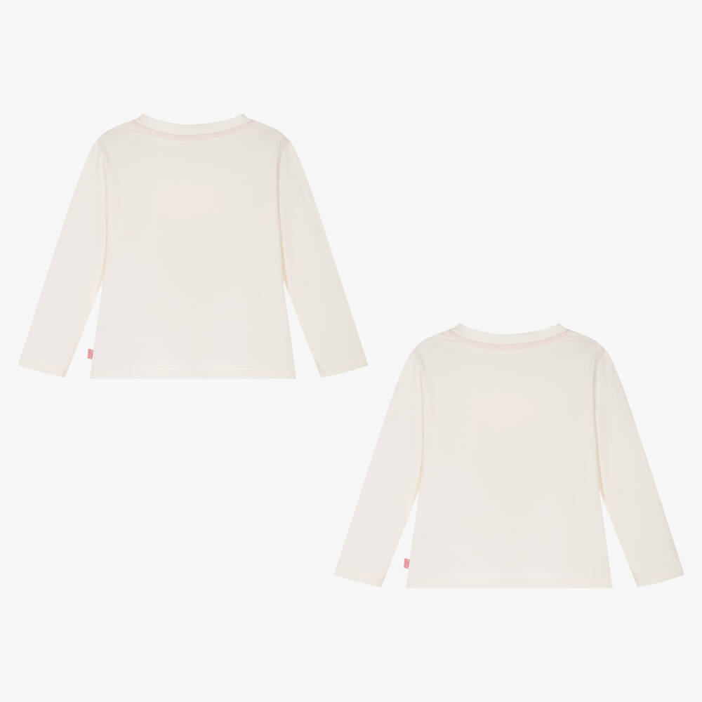 Billieblush-Girls Ivory Best Friend Tops (2 Pack) | Childrensalon Outlet