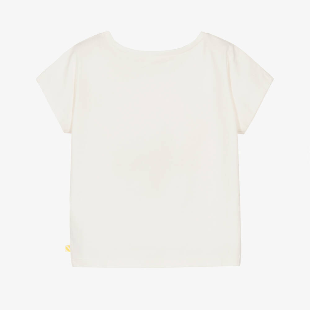 Billieblush-Футболка кремовая с пустынным пейзажем для девочек | Childrensalon Outlet