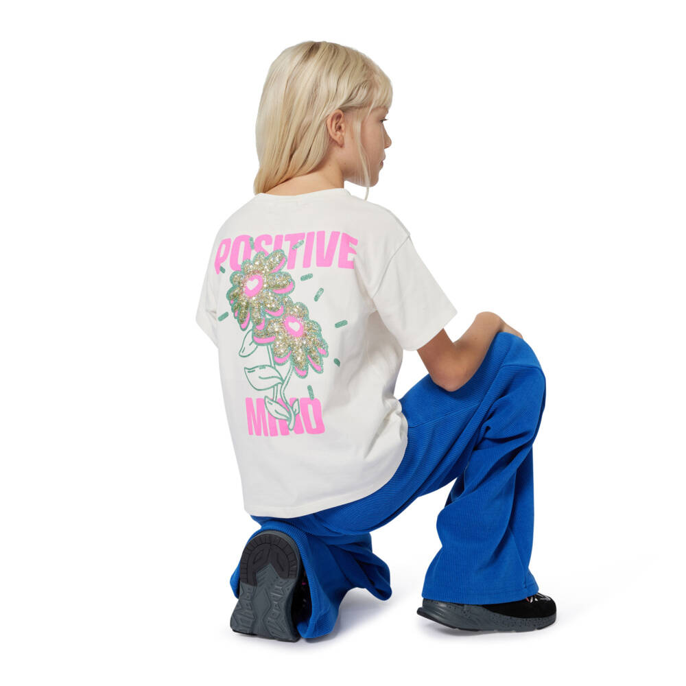 Billieblush-Футболка кремовая с цветочным принтом для девочек | Childrensalon Outlet