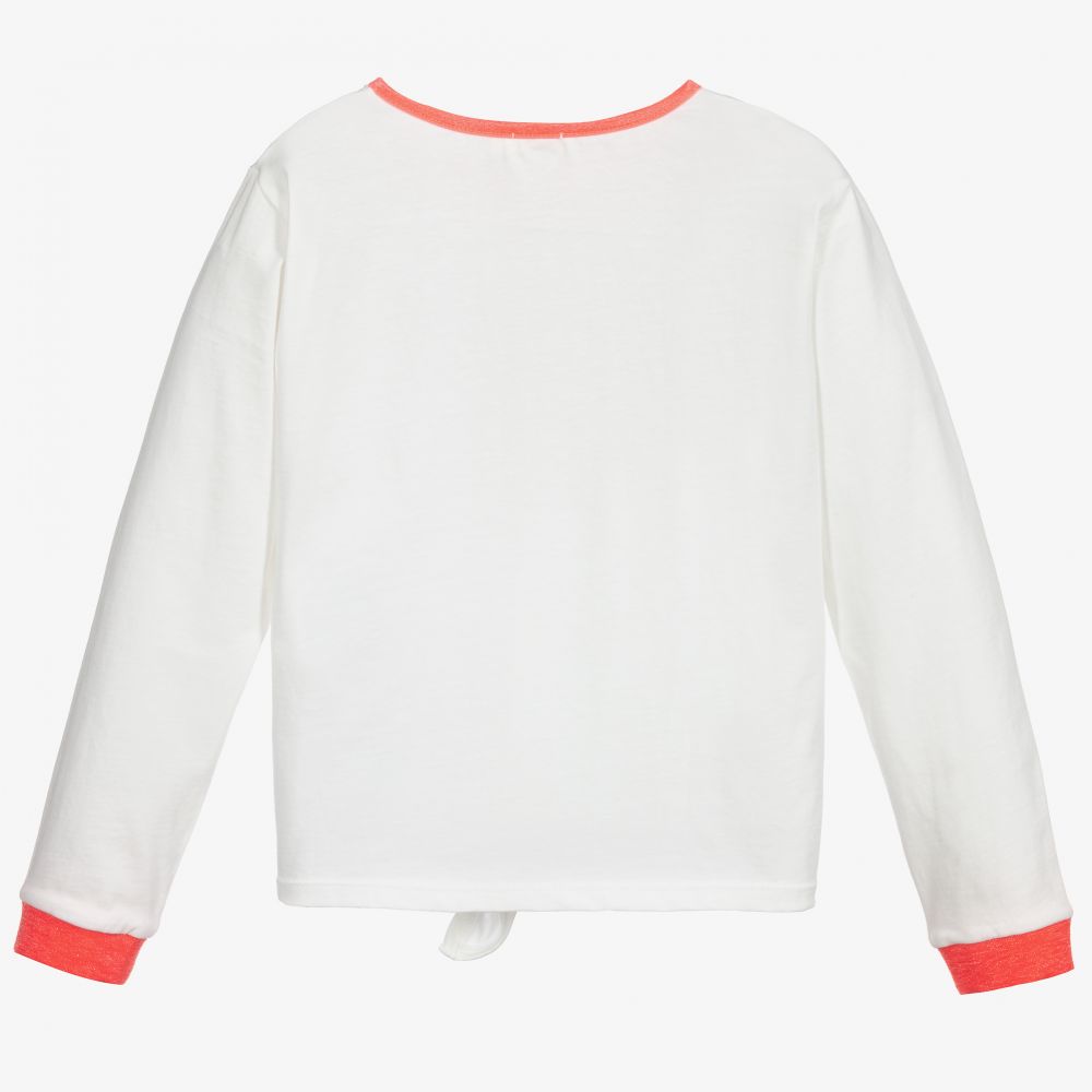 بيلي بلاش-توب قطن لون عاجي للبنات | Childrensalon Outlet