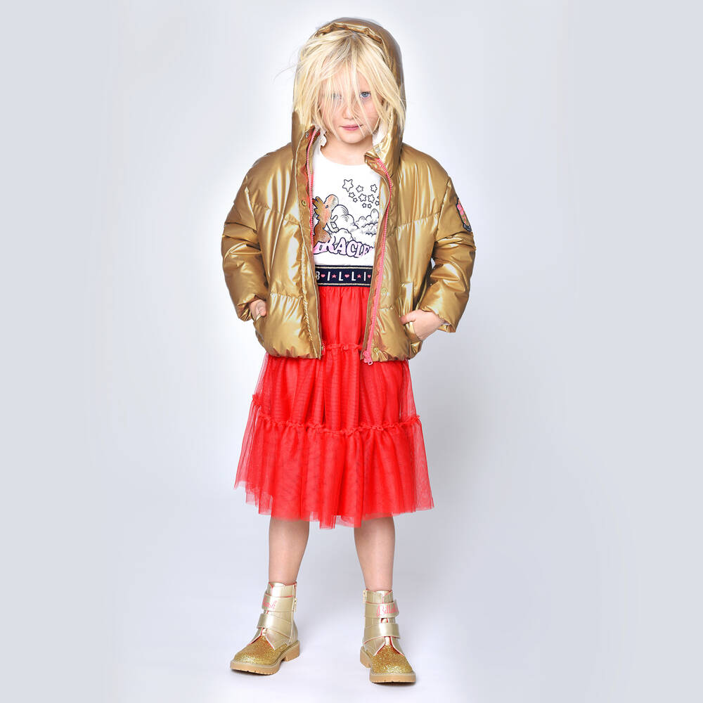 Billieblush-Girls Ivory Cotton Top | Childrensalon Outlet