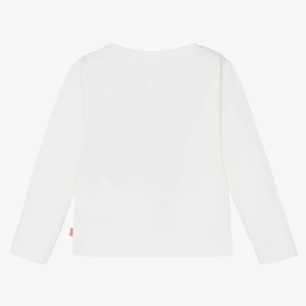 Billieblush-توب قطن لون عاجي للبنات | Childrensalon Outlet