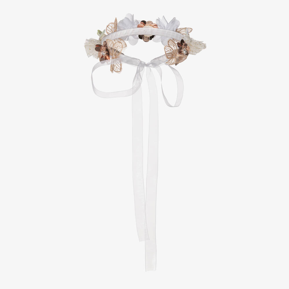 Billieblush-Girls' Ivory Enchantment Hairpiece | Childrensalon Outlet
