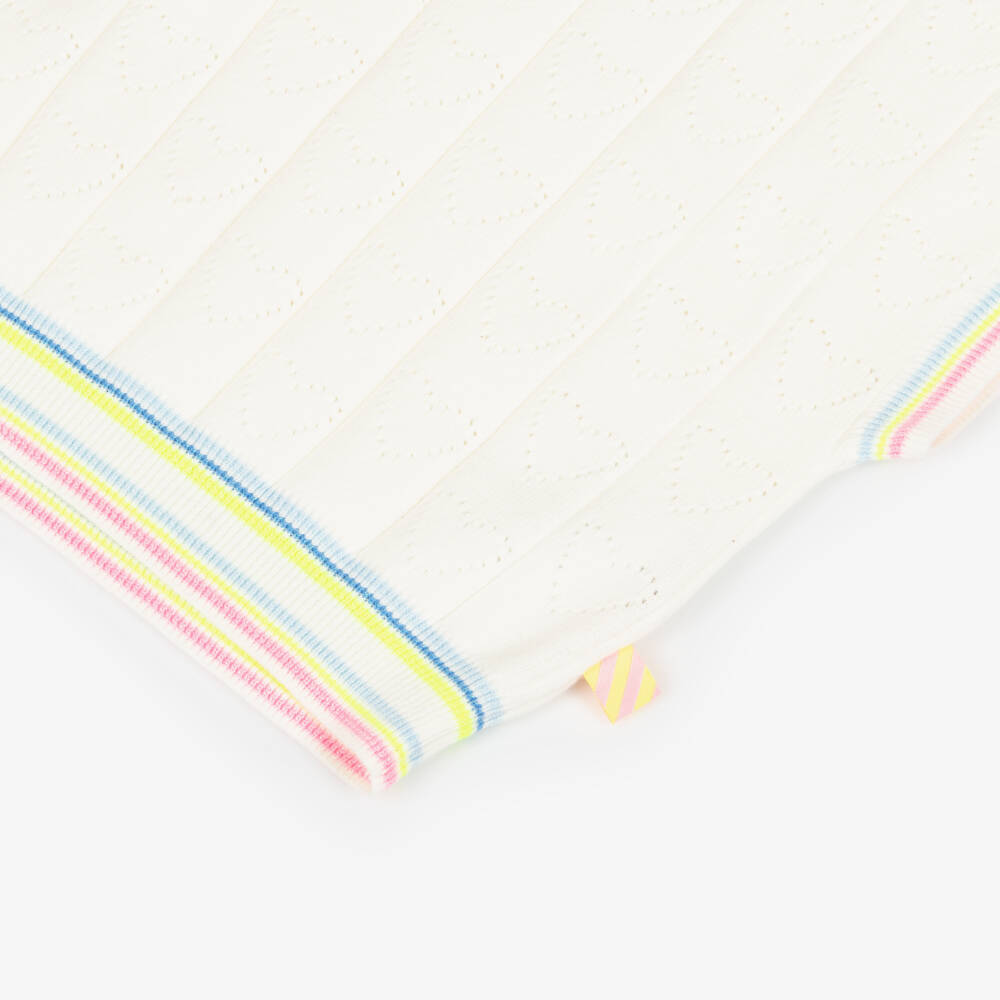 Billieblush-Кремовый топ с сердечками для девочек | Childrensalon Outlet