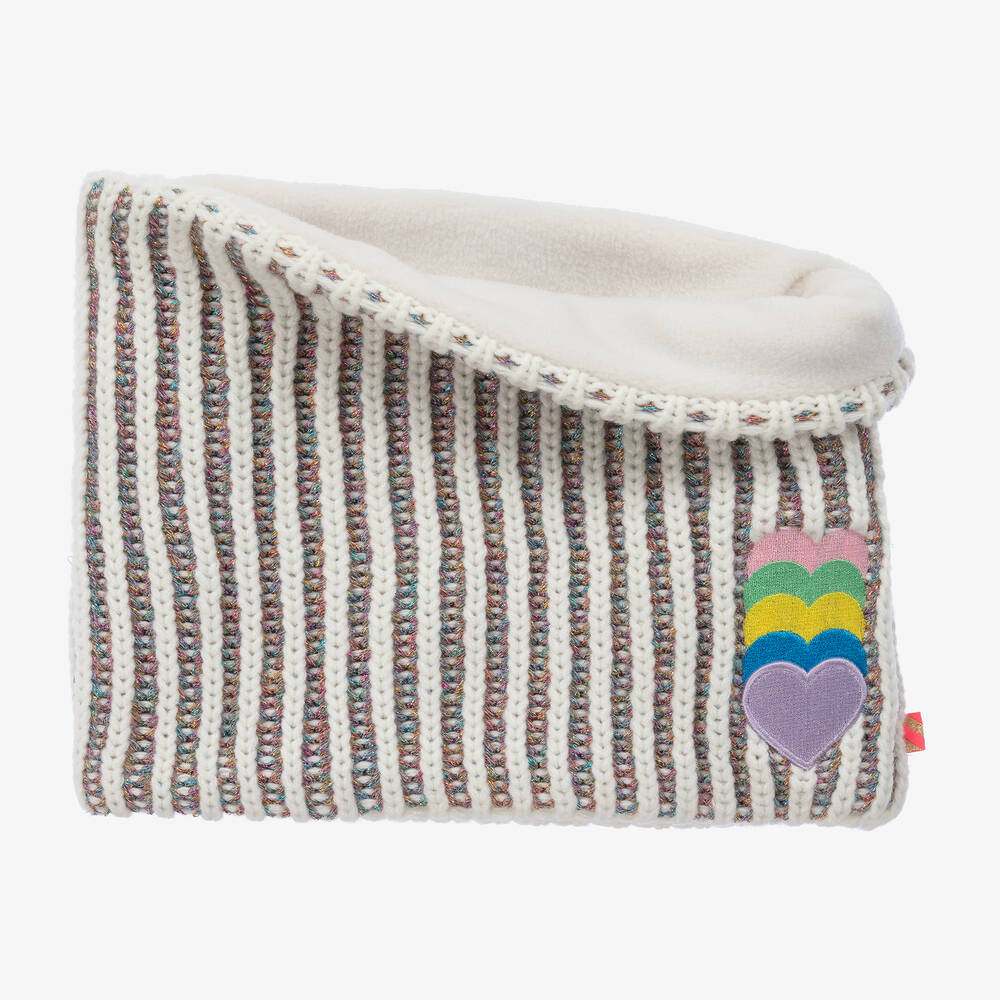 Billieblush-سنود أكريليك محبوك لون عاجي للبنات | Childrensalon Outlet