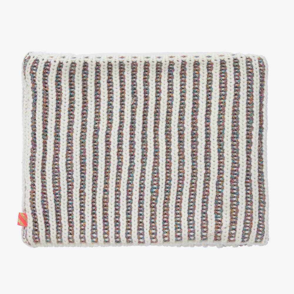 Billieblush-سنود أكريليك محبوك لون عاجي للبنات | Childrensalon Outlet