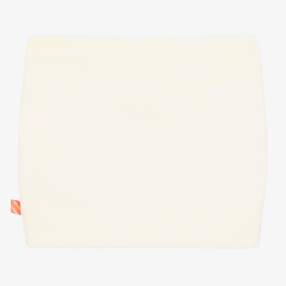 Billieblush-سنود أكريليك محبوك لون عاجي مزين بترتر للبنات | Childrensalon Outlet