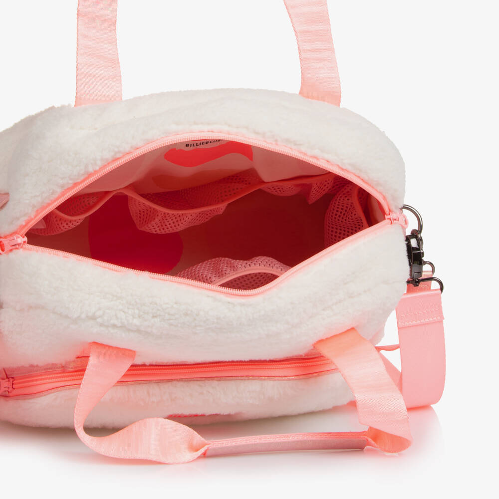 Billieblush-Girls Ivory Sherpa Baby Bag | Childrensalon Outlet