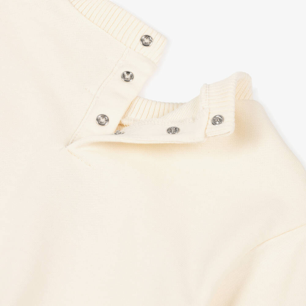 Billieblush-Girls Ivory Sweatshirt & Pink Sequin Leggings Set | Childrensalon Outlet