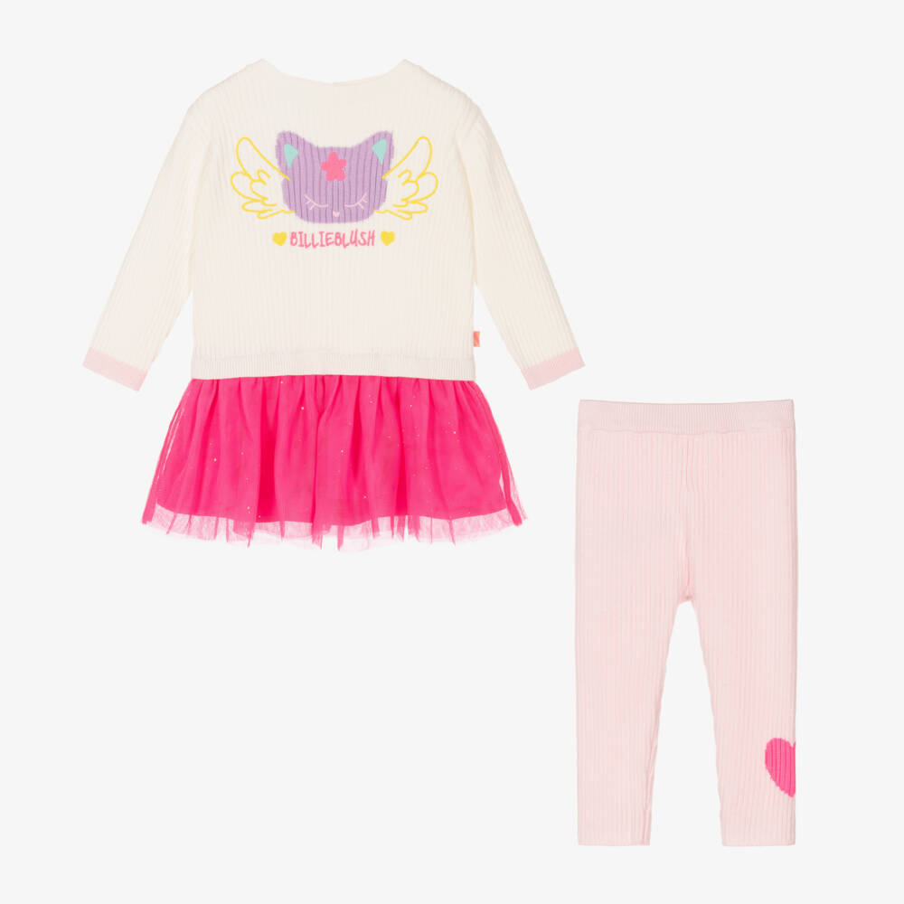 Billieblush-Girls Knit Dress & Leggings Set | Childrensalon Outlet