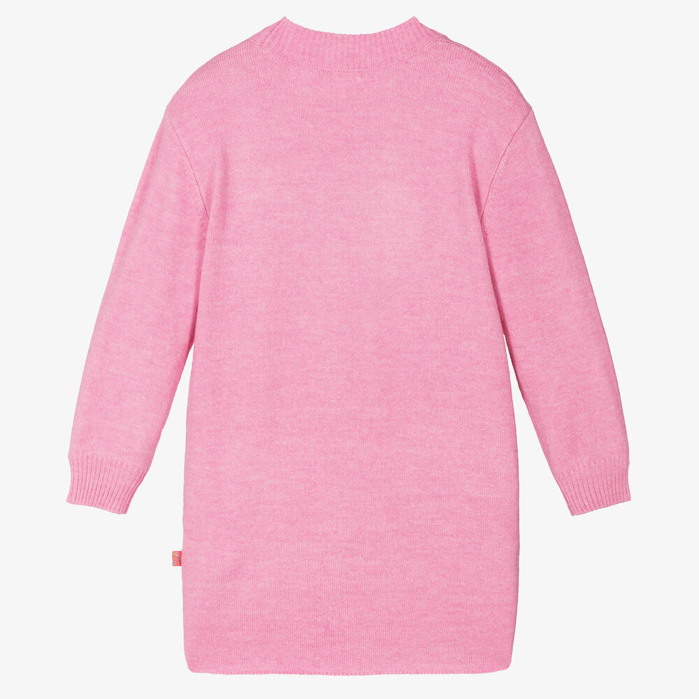Billieblush-Girls Light Pink Knitted Dress | Childrensalon Outlet