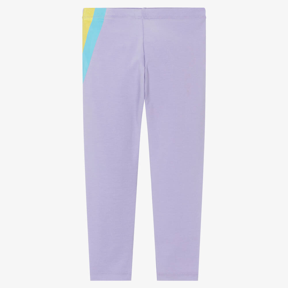 Billieblush-Фиолетовые легинсы в полоску | Childrensalon Outlet