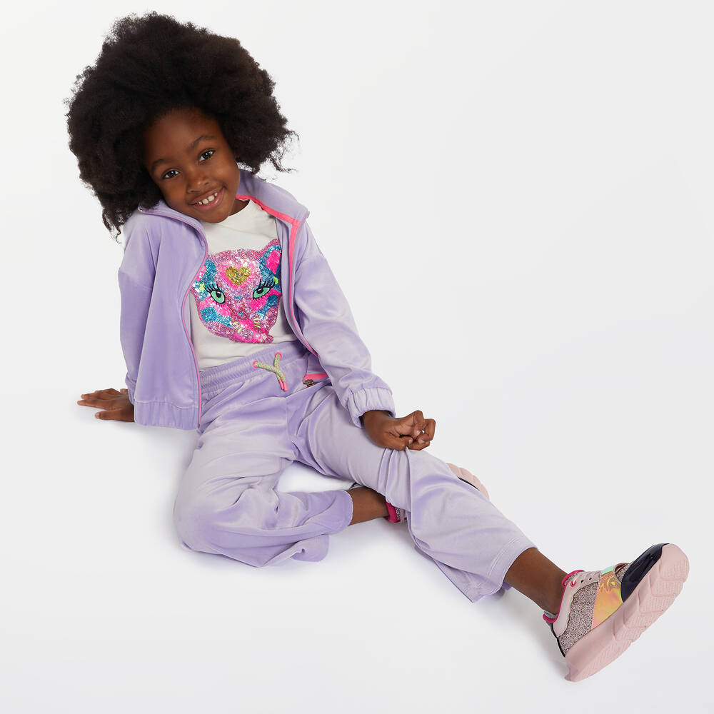 Purple sale velour tracksuit