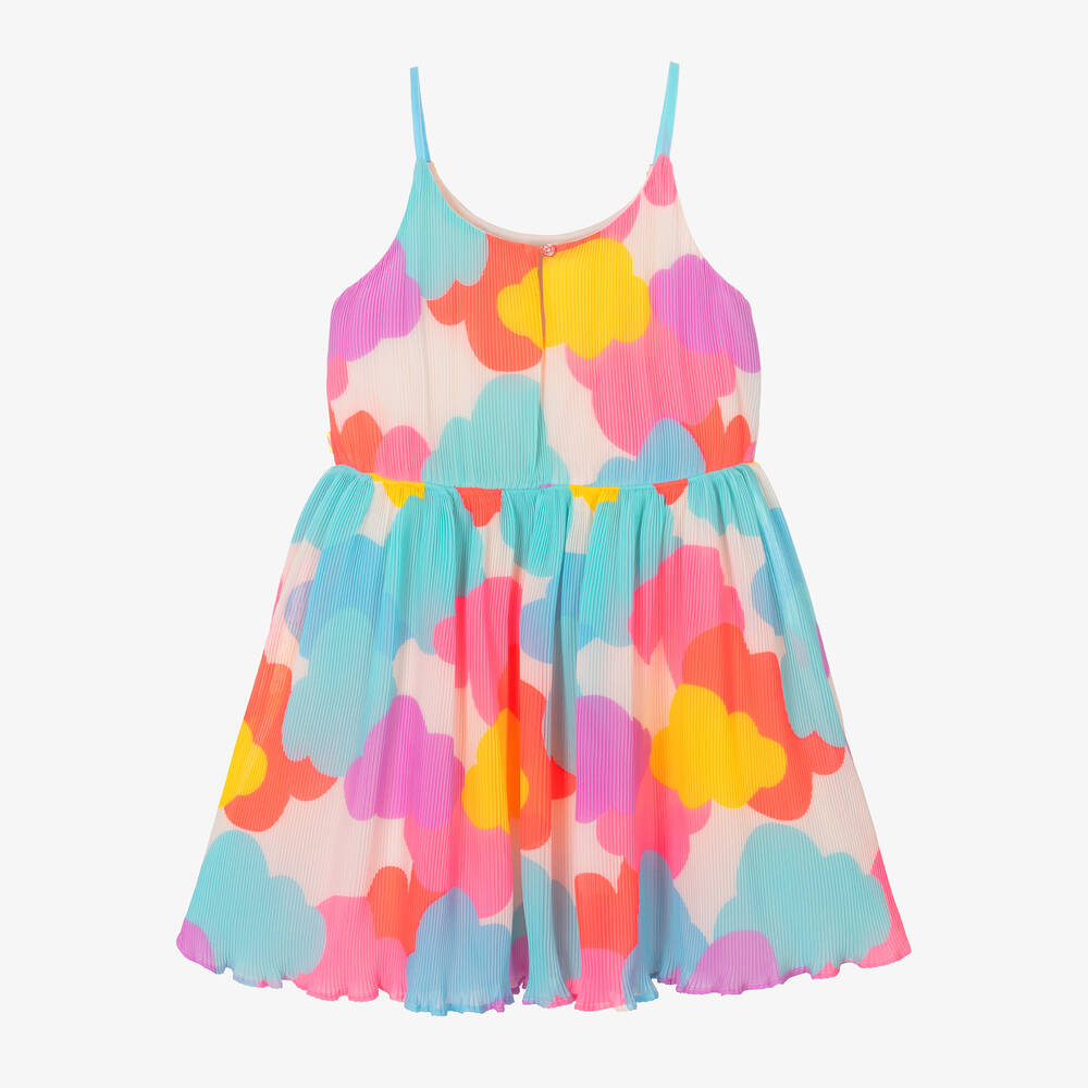 Billieblush-Girls Multicolour Cloud Pleated Dress | Childrensalon Outlet
