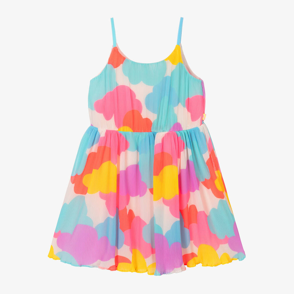 Billieblush-Girls Multicolour Cloud Pleated Dress | Childrensalon Outlet