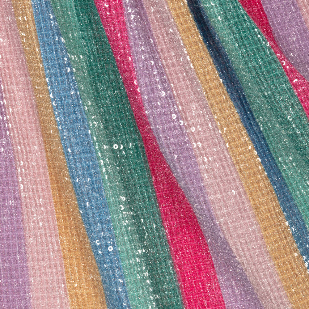 Billieblush-Girls Multicolour Sequin Pleated Skirt | Childrensalon Outlet