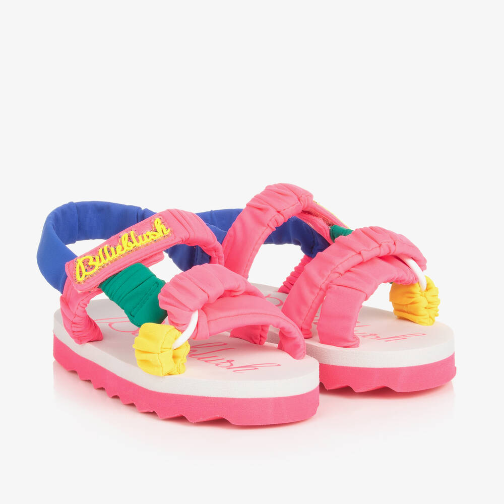 Billieblush-Girls Multicoloured Velcro Strap Sandals | Childrensalon Outlet