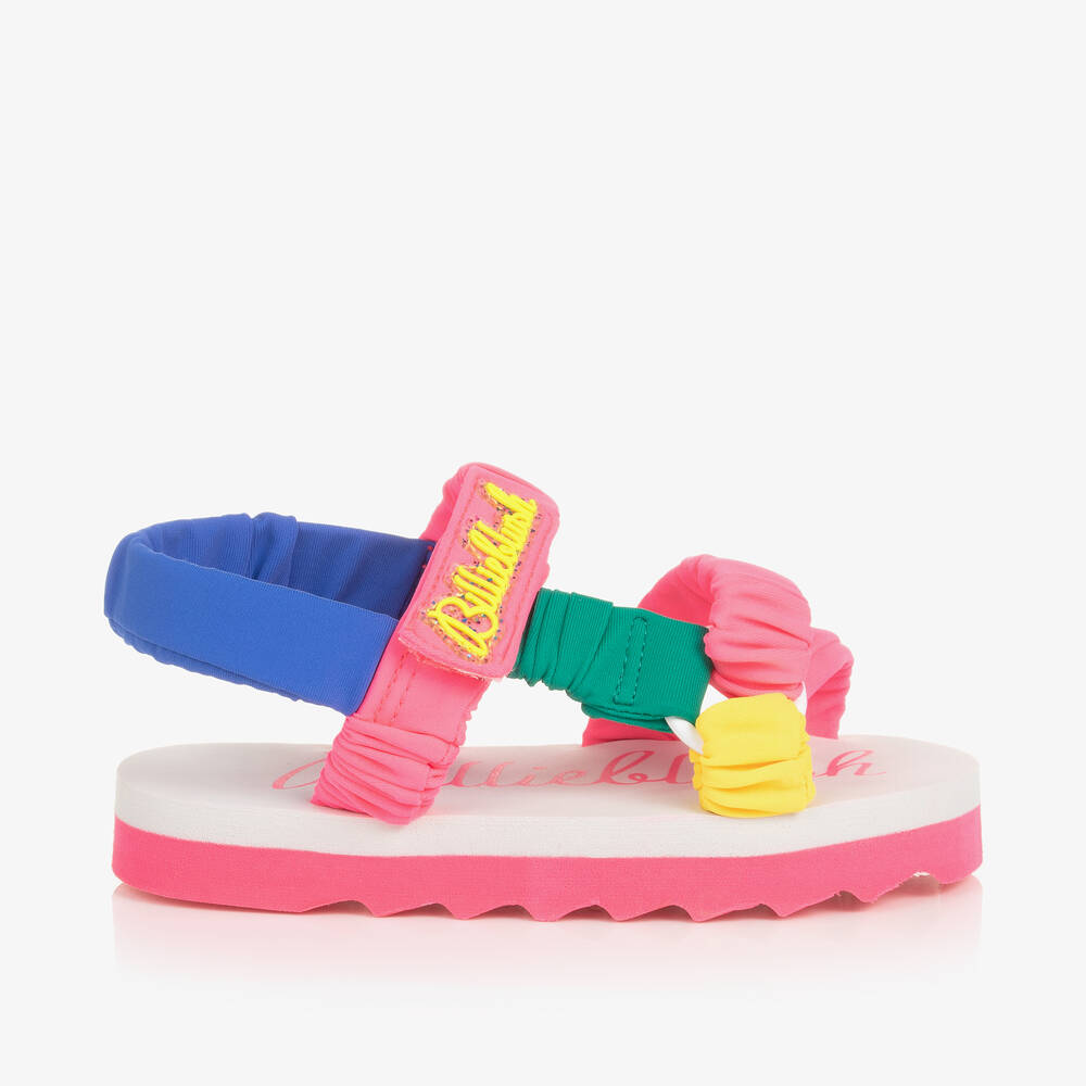 Billieblush-Girls Multicoloured Velcro Strap Sandals | Childrensalon Outlet