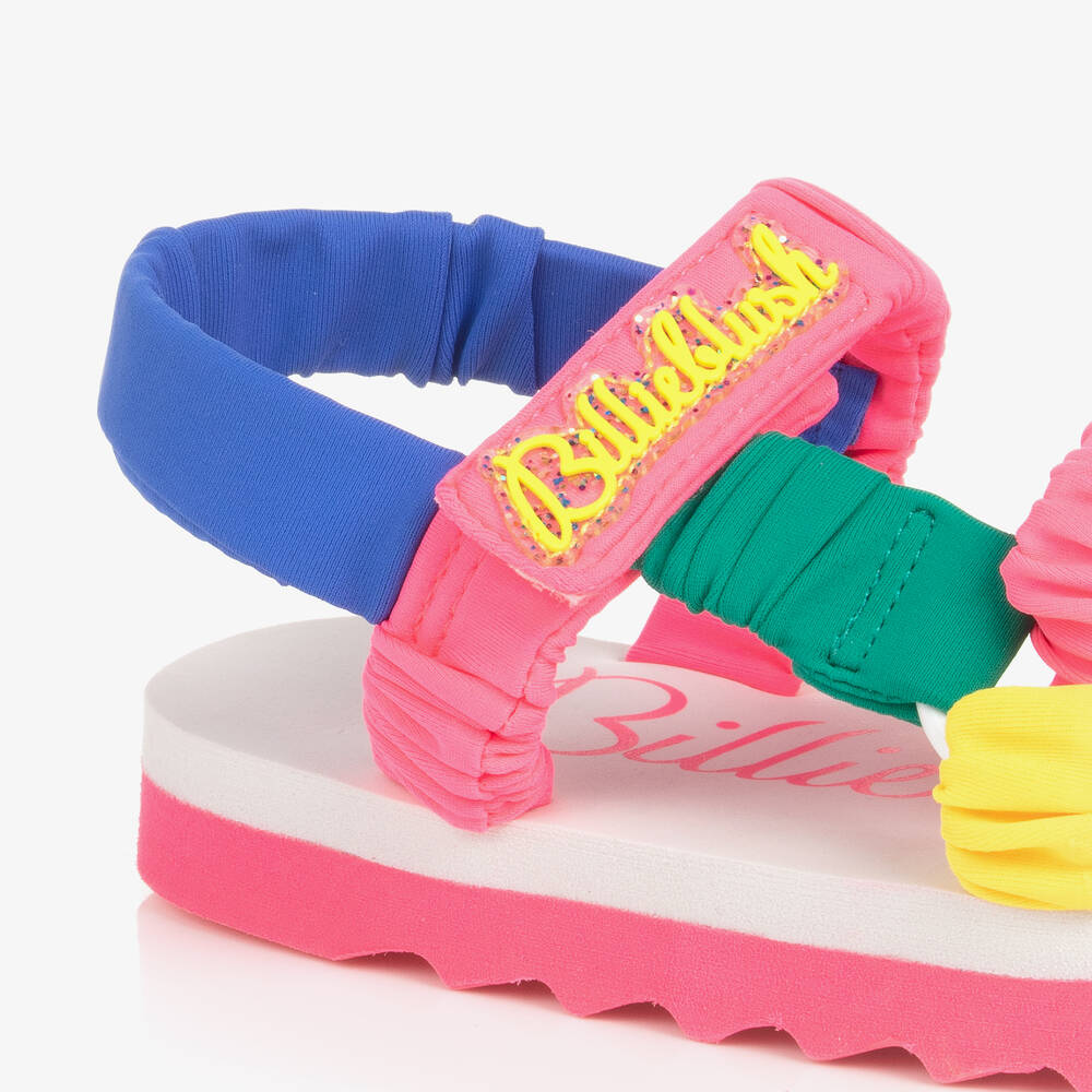 Billieblush-Girls Multicoloured Velcro Strap Sandals | Childrensalon Outlet
