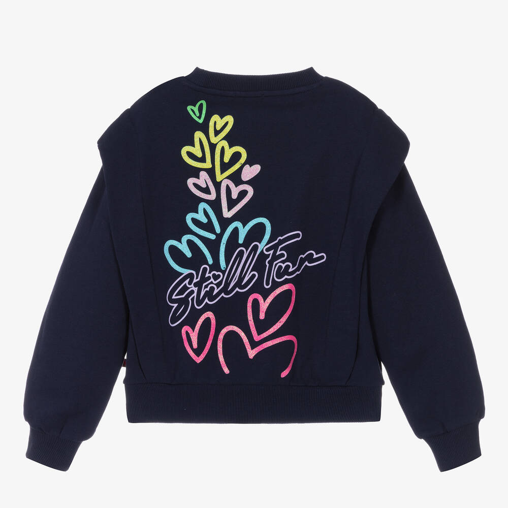 Girls navy blue sweatshirt 2025