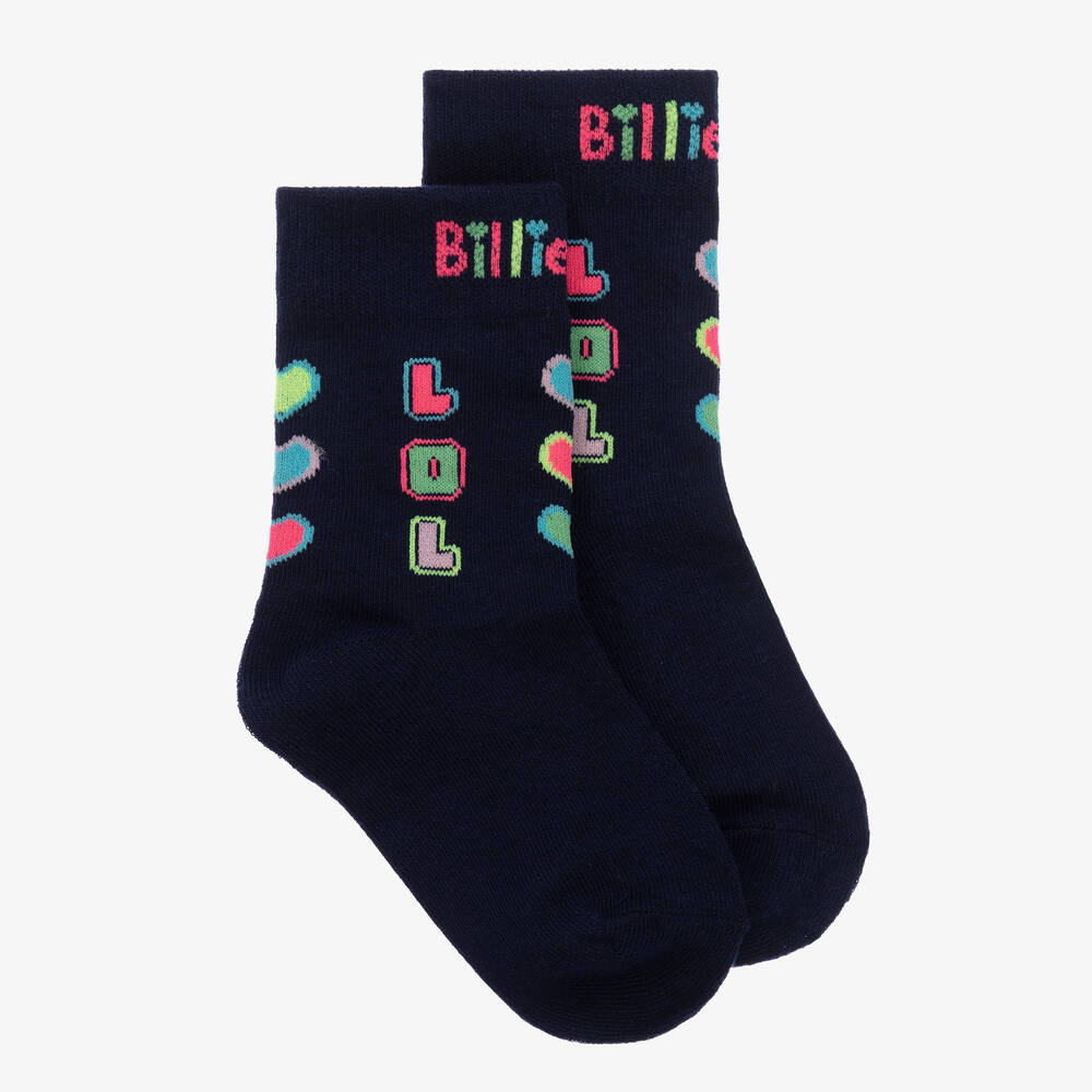 Billieblush - Navyblaue Baumwollsocken | Childrensalon