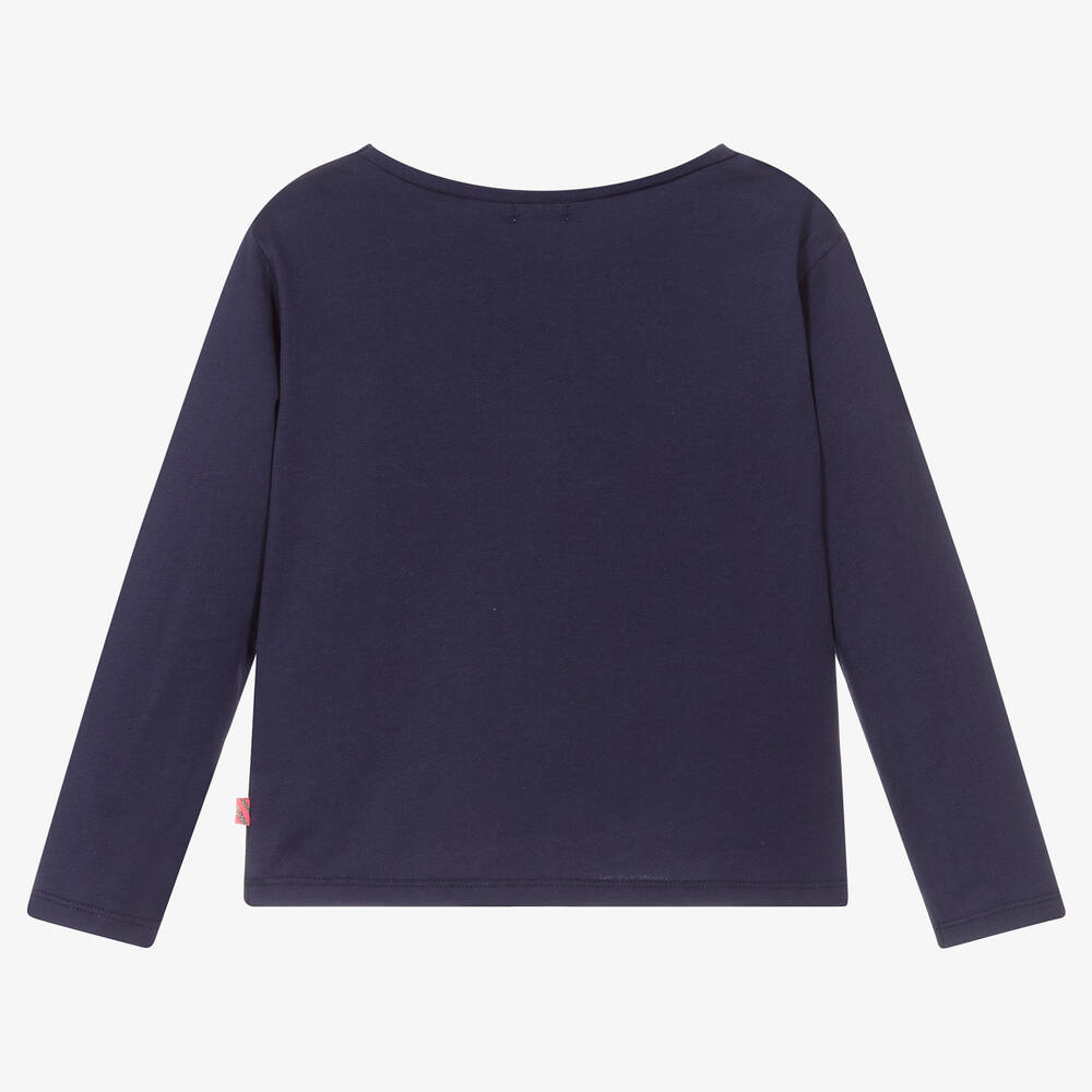 Billieblush-Синий хлопковый топ для девочек | Childrensalon Outlet