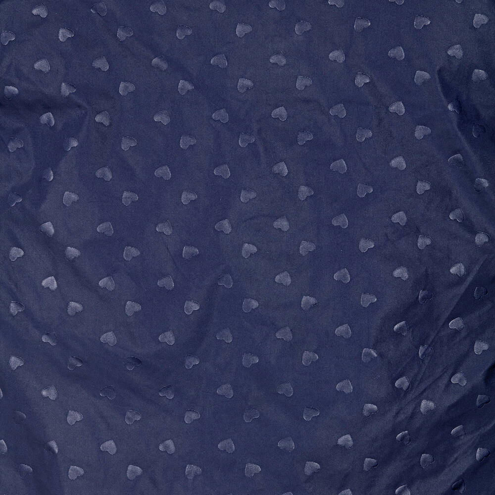 بيلي بلاش-معطف هودي بطبعة قلوب مبطن لون كحلي للبنات | Childrensalon Outlet