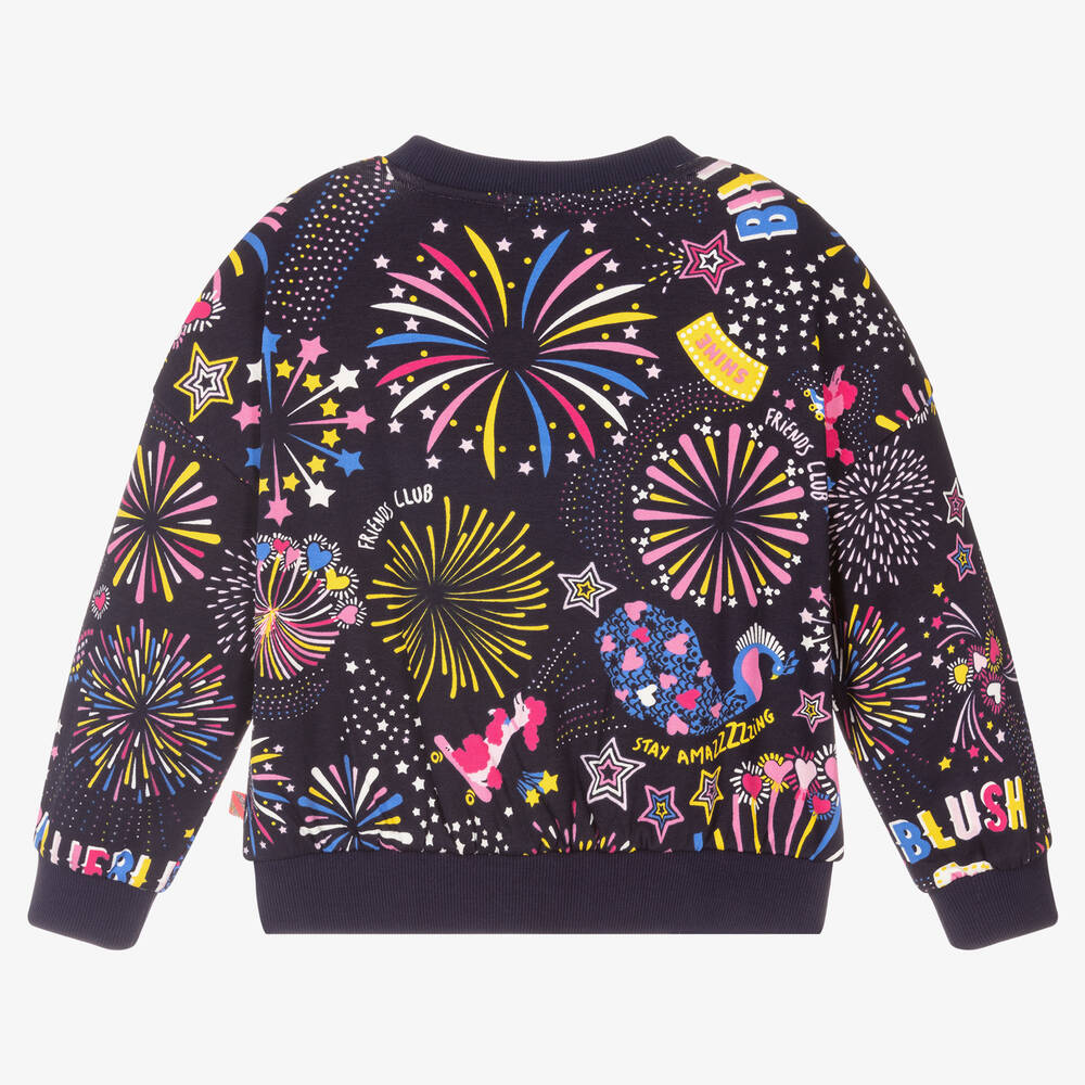 Girls navy sales sweatshirt