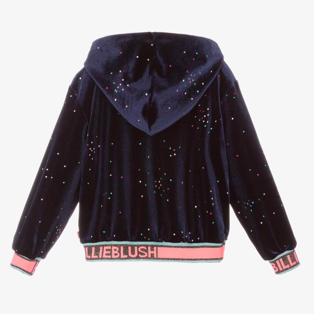 Girls navy hoodie hot sale