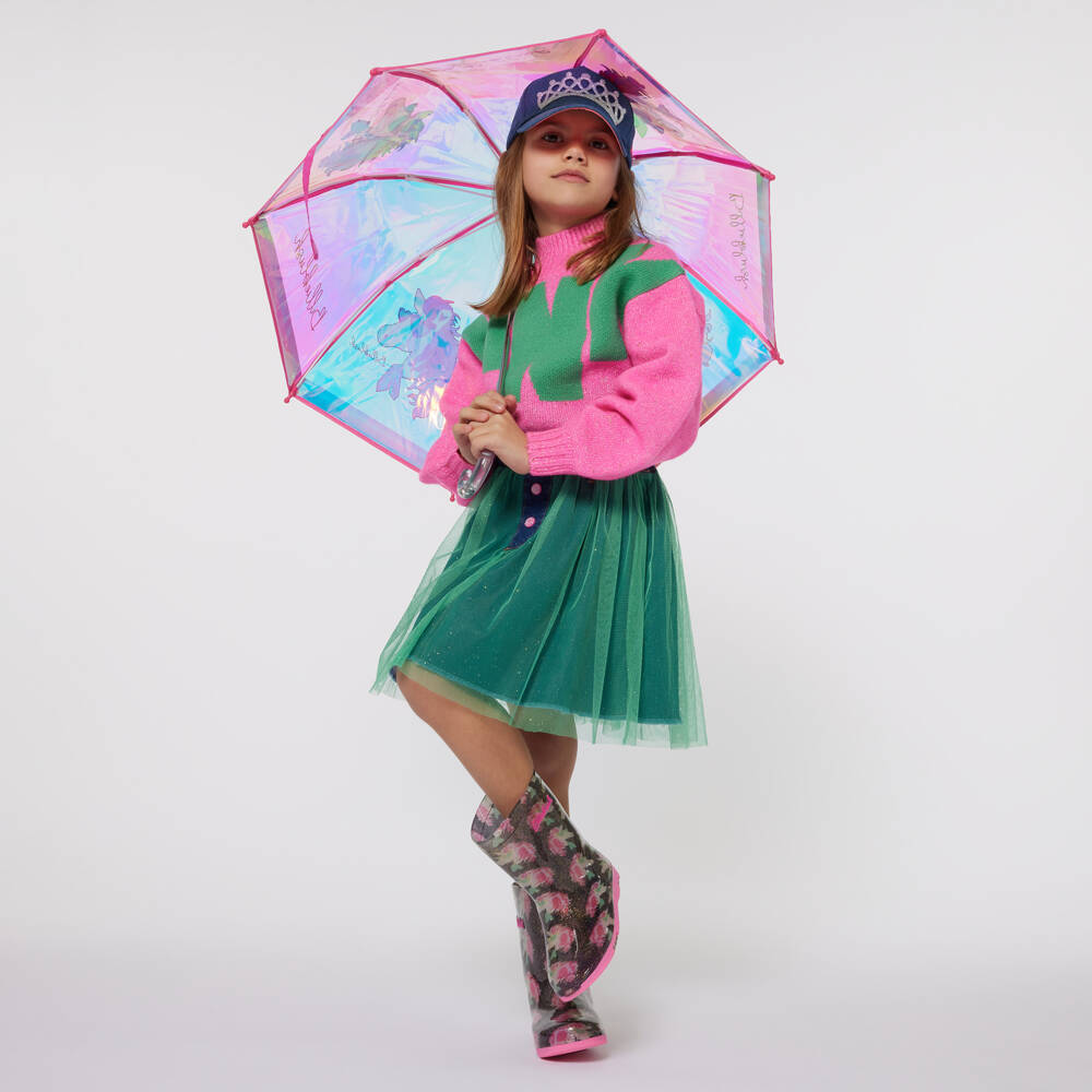 بيلي بلاش-بوت واقي من المطر لون أزرق للبنات | Childrensalon Outlet