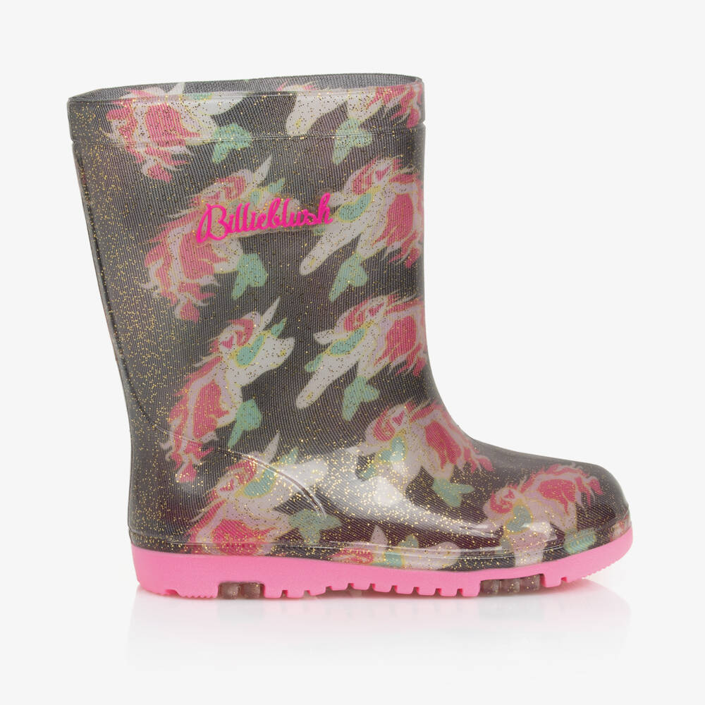 بيلي بلاش-بوت واقي من المطر لون أزرق للبنات | Childrensalon Outlet