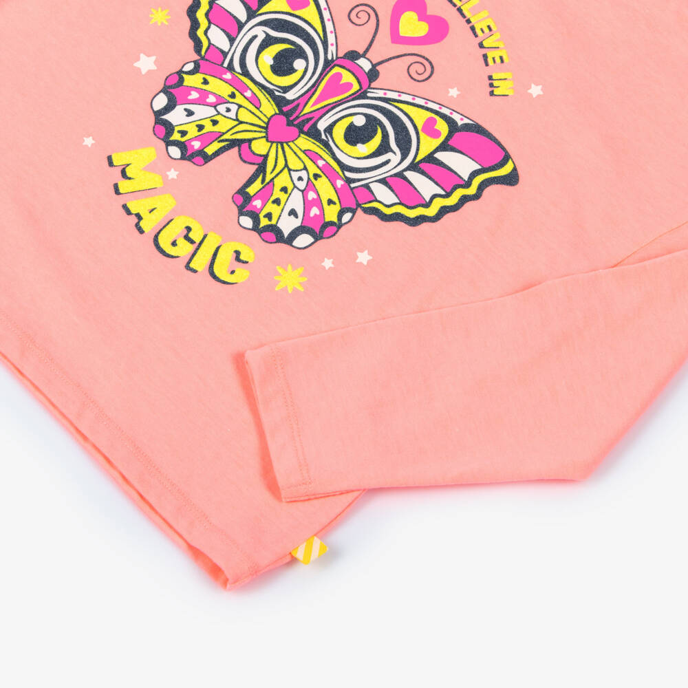 Billieblush-Рубашка с бабочками для девочек розовая | Childrensalon Outlet