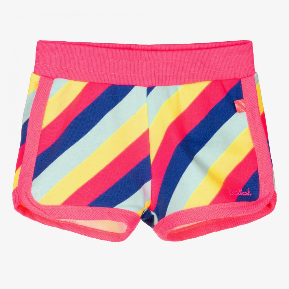 Billieblush - Shorts in Neonpink und Blau (M) | Childrensalon