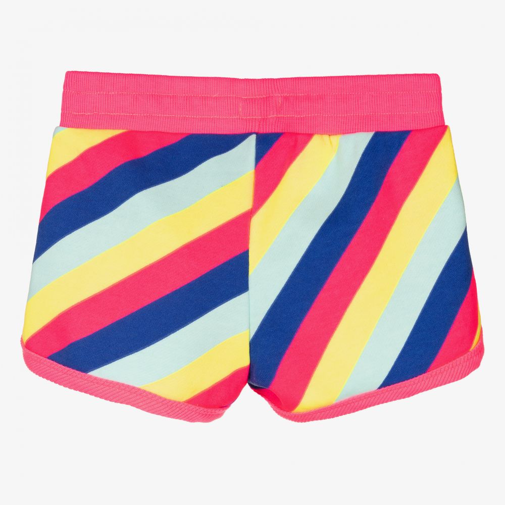 Billieblush-Girls Neon Pink & Blue Shorts | Childrensalon Outlet
