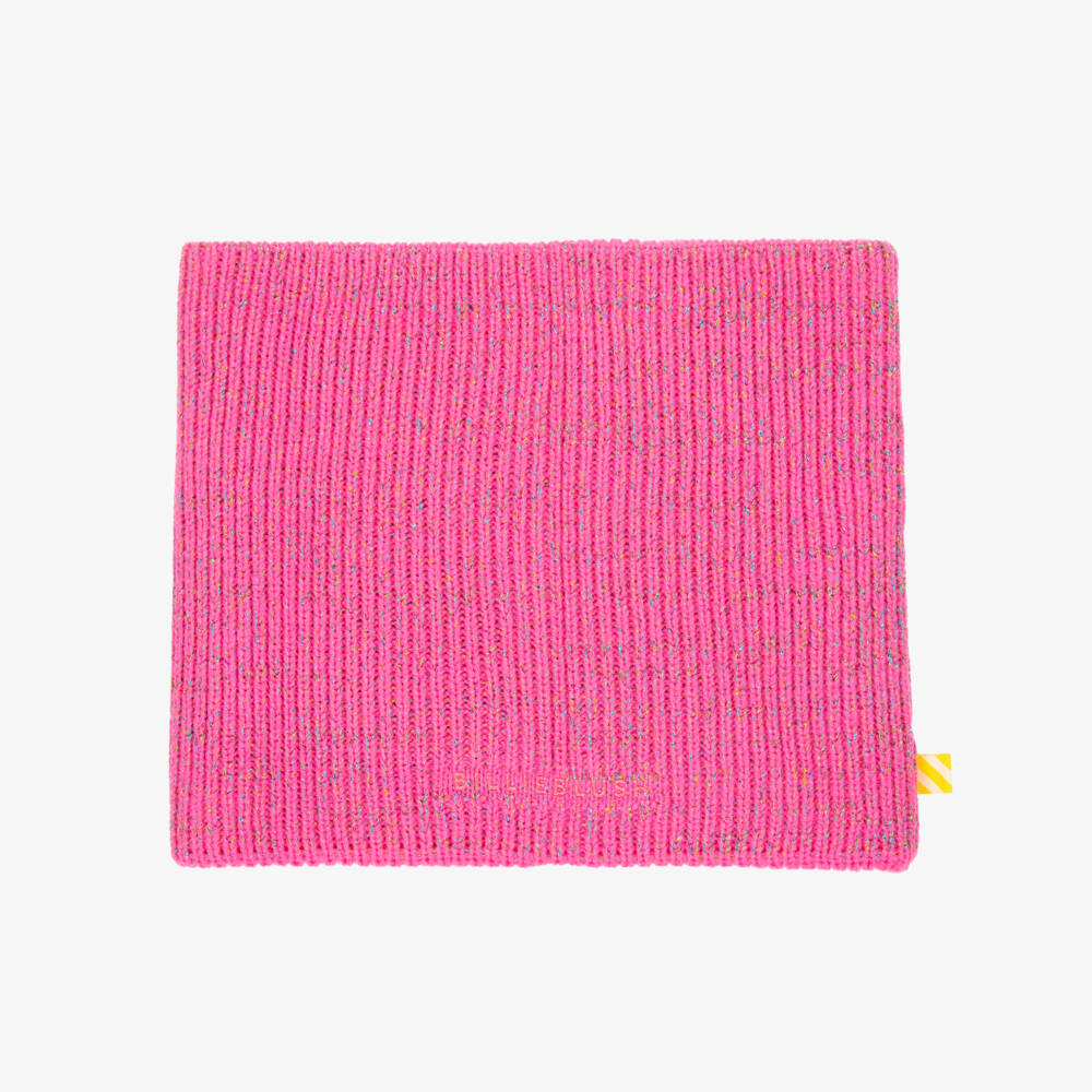 Billieblush-Girls Neon Pink Knitted Snood | Childrensalon Outlet