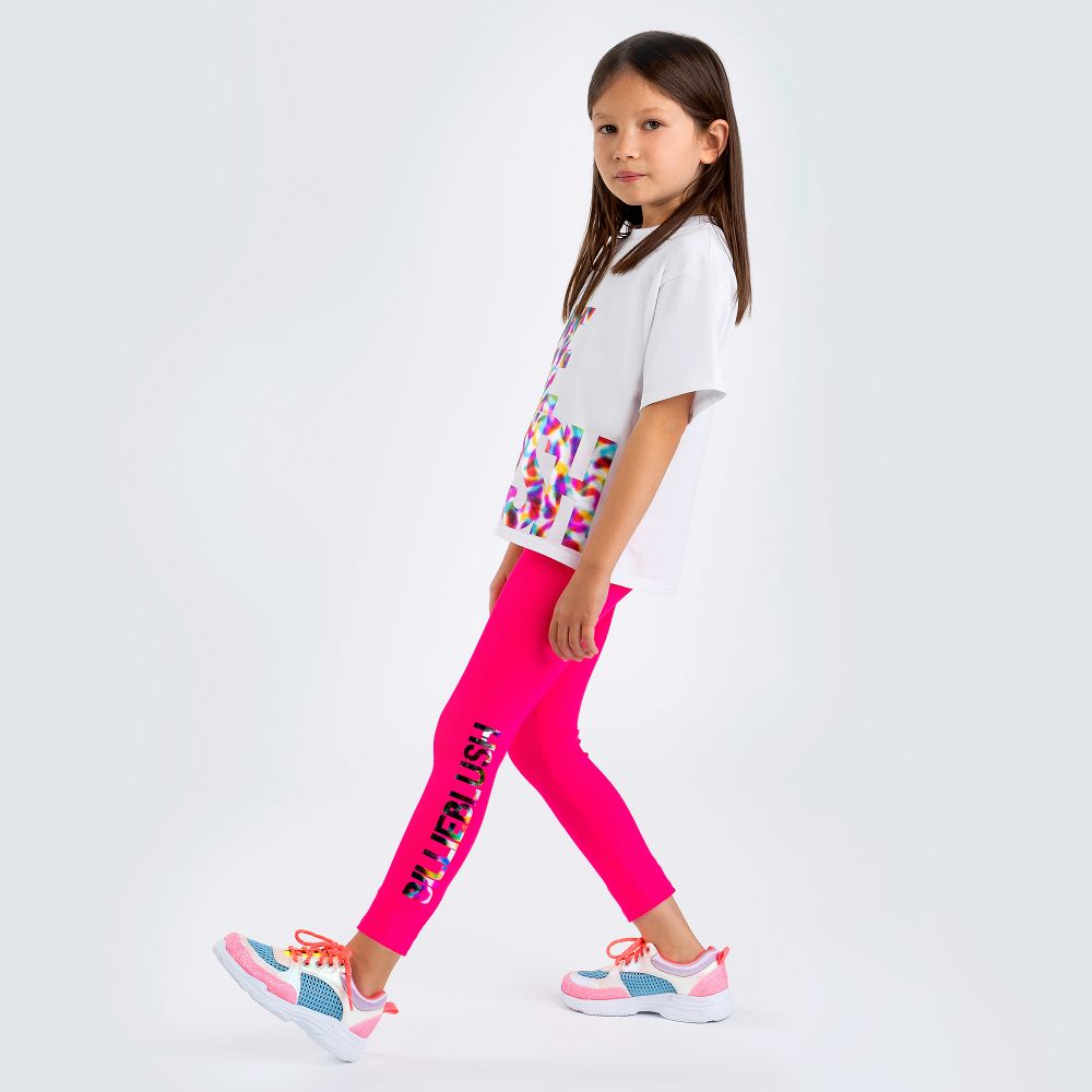 Kids shop neon leggings