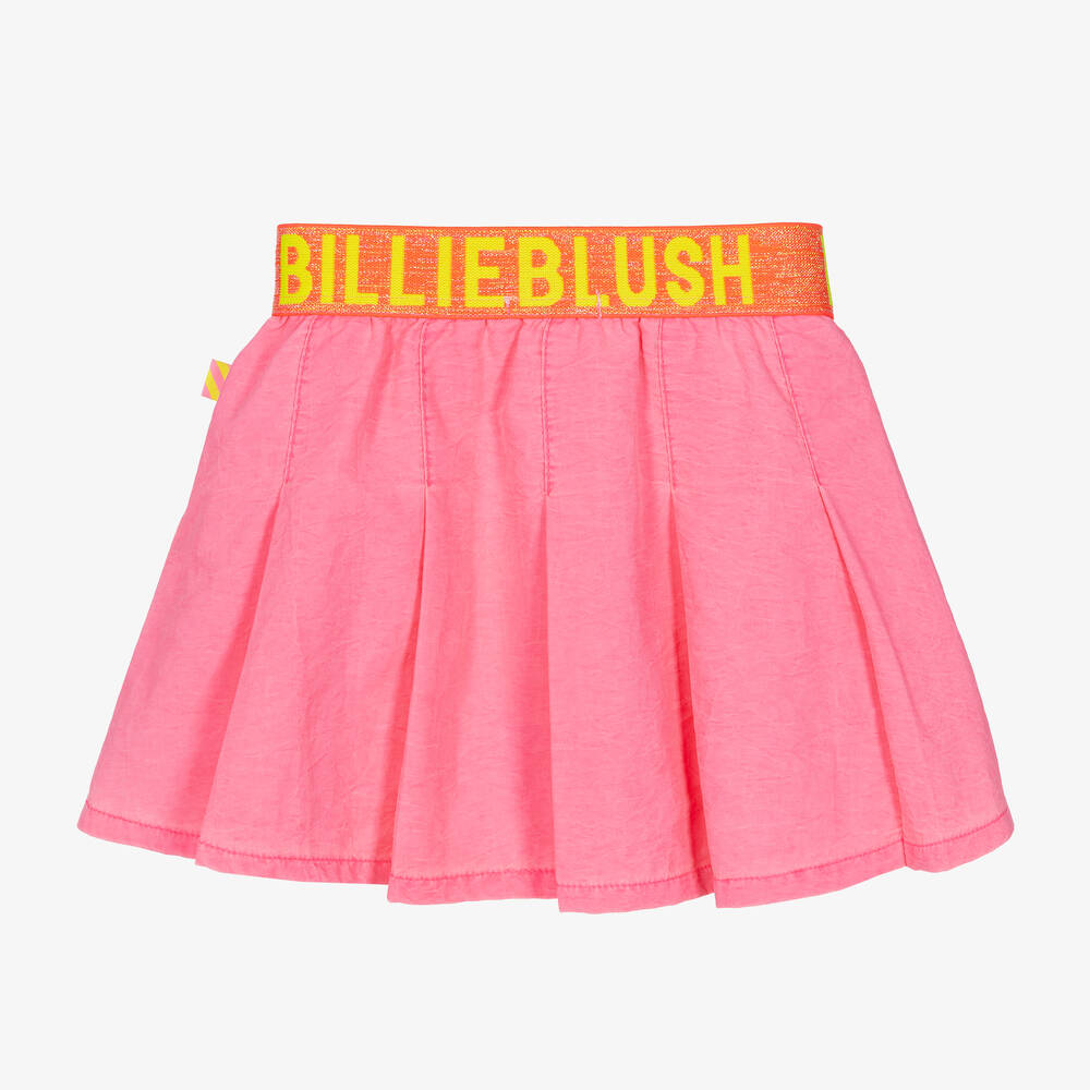 Billieblush-Girls Neon Pink Pleated Skirt | Childrensalon Outlet