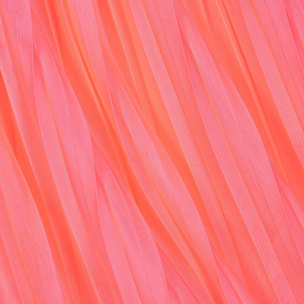 Billieblush-Girls Neon Pink Tulle Dress | Childrensalon Outlet