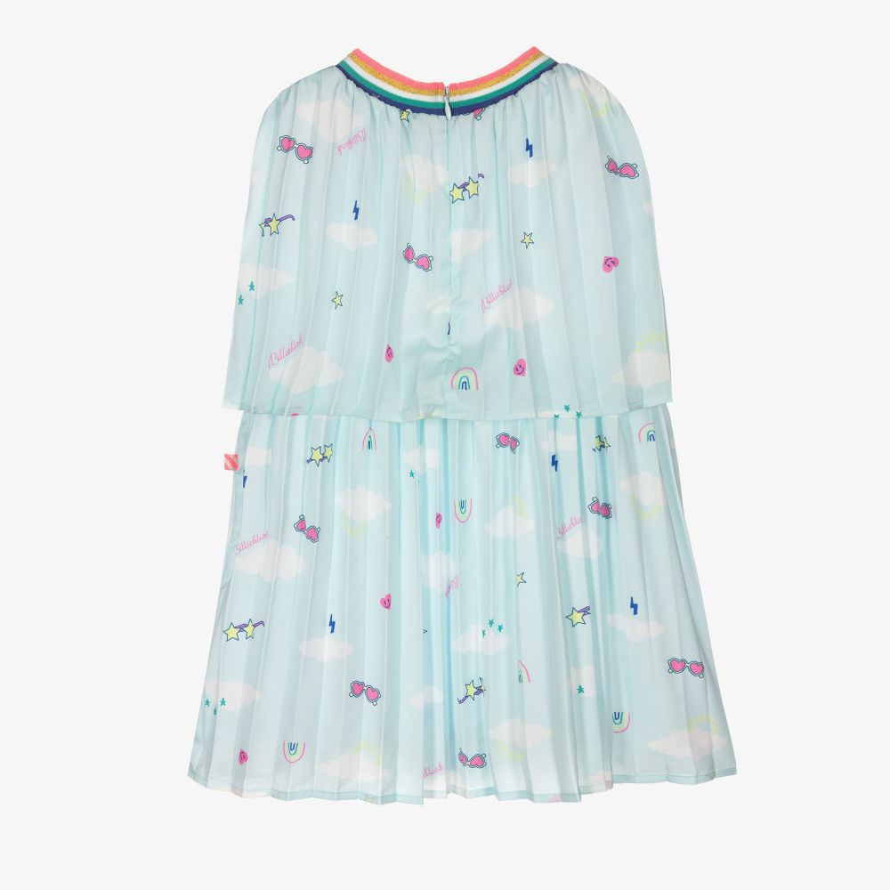 Billieblush-Girls Pale Blue Pleated Dress | Childrensalon Outlet