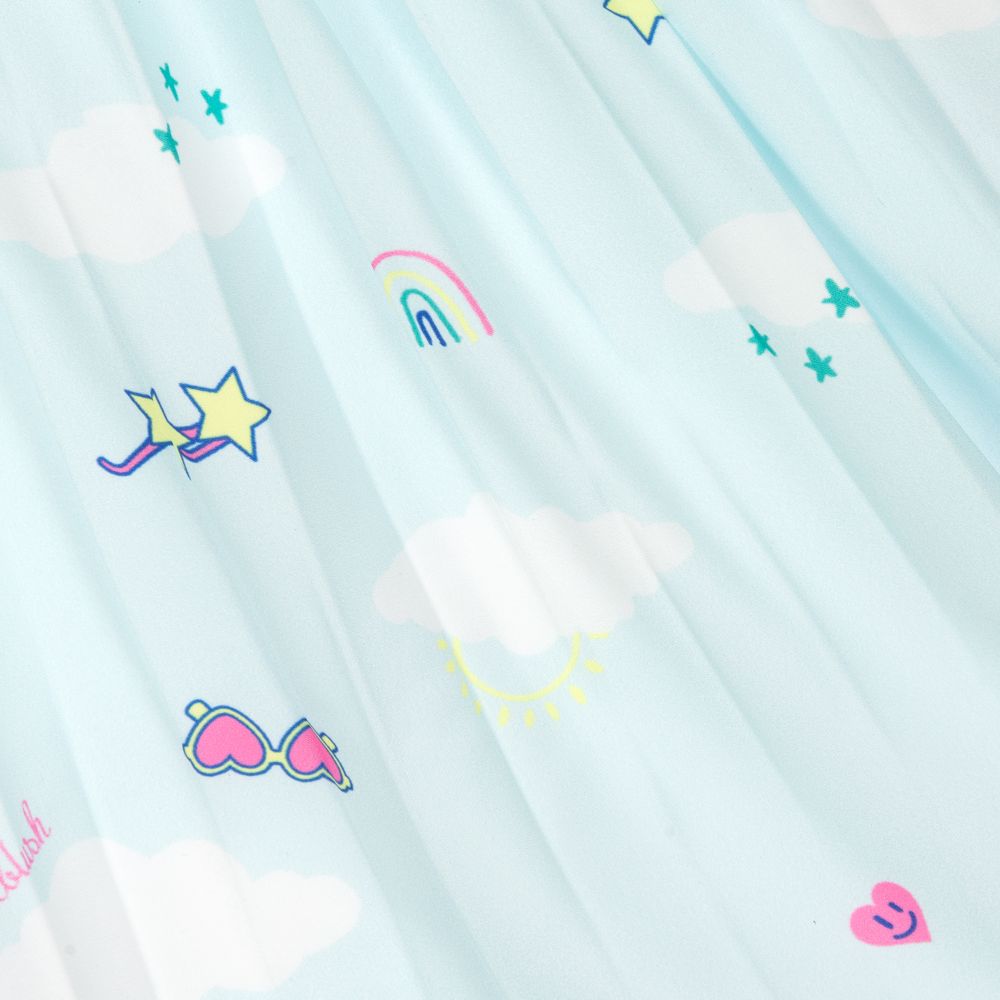Billieblush-Girls Pale Blue Pleated Dress | Childrensalon Outlet