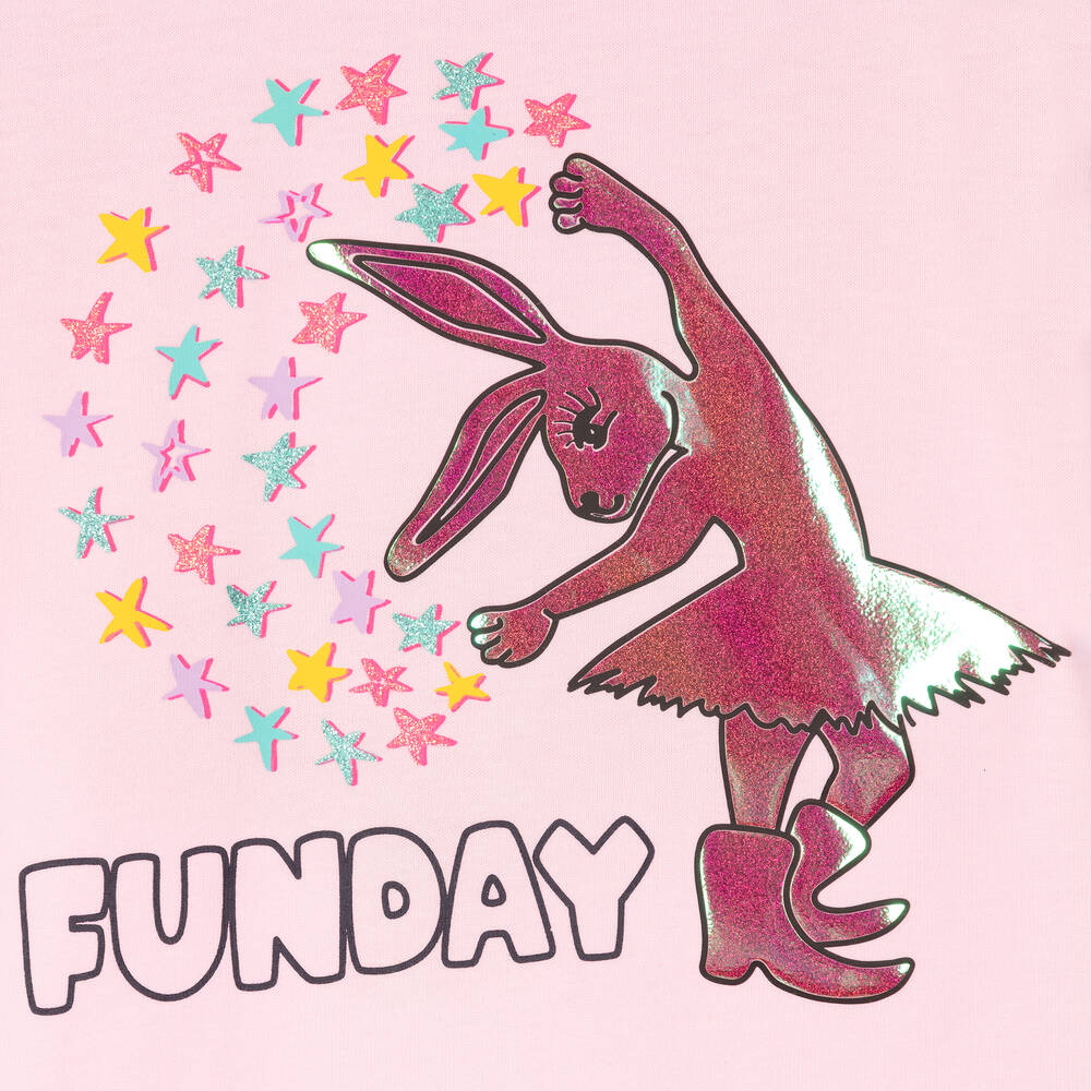 Billieblush-Розовый хлопковый топ для девочек | Childrensalon Outlet