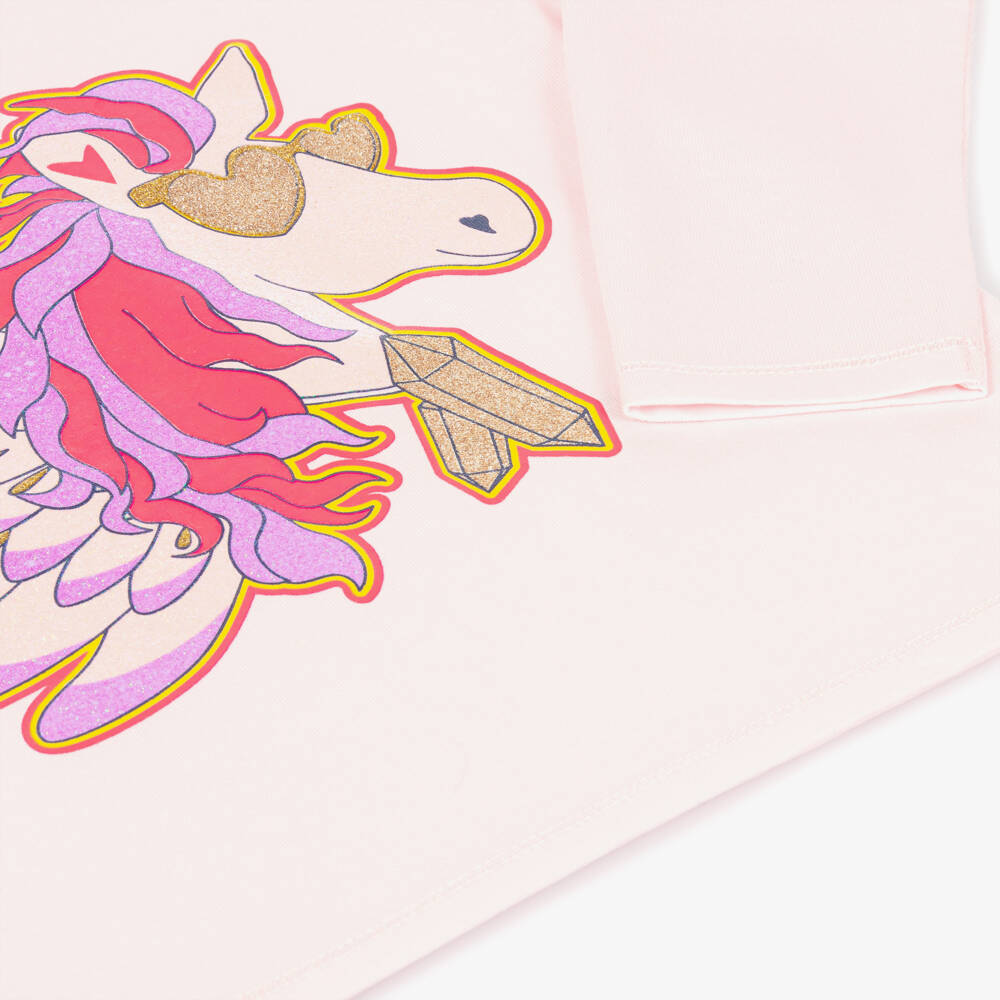 Billieblush-Girls Pale Pink Pegasus Tee | Childrensalon Outlet
