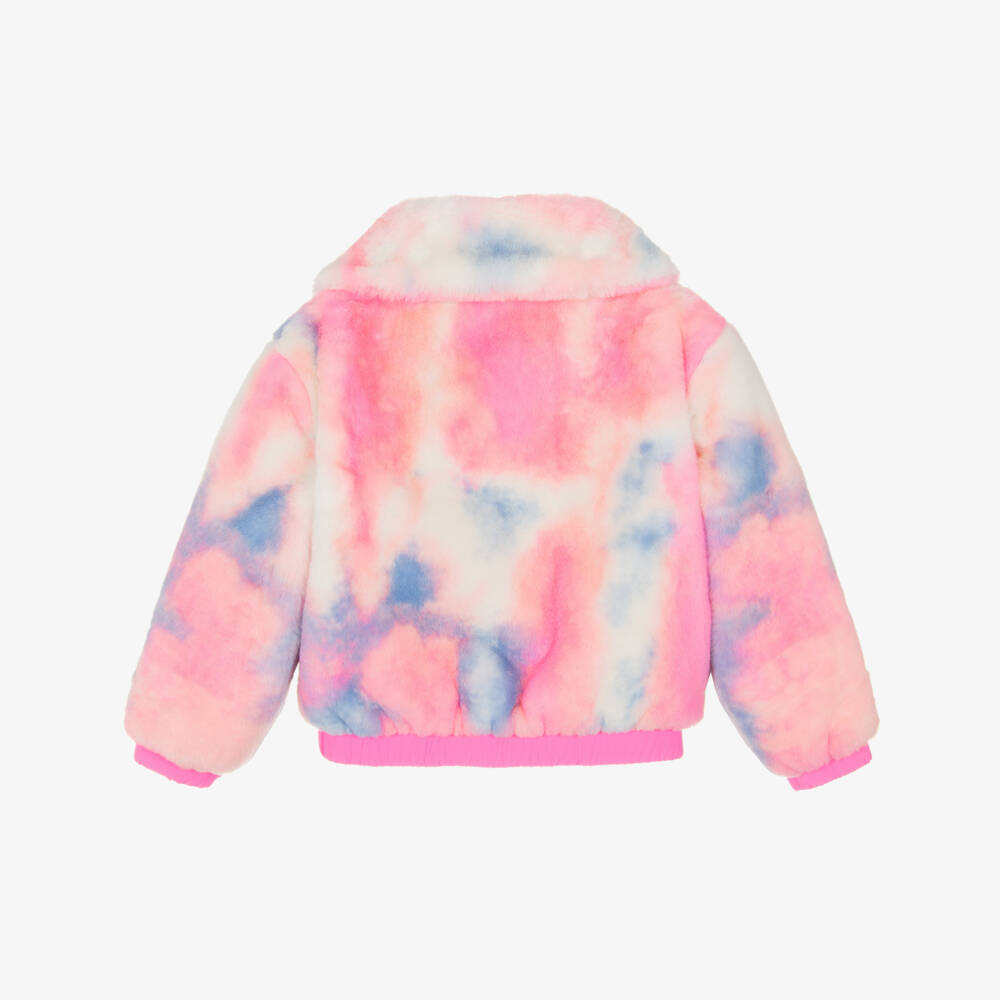 Billieblush-Girls Pastel Faux Fur Jacket | Childrensalon Outlet