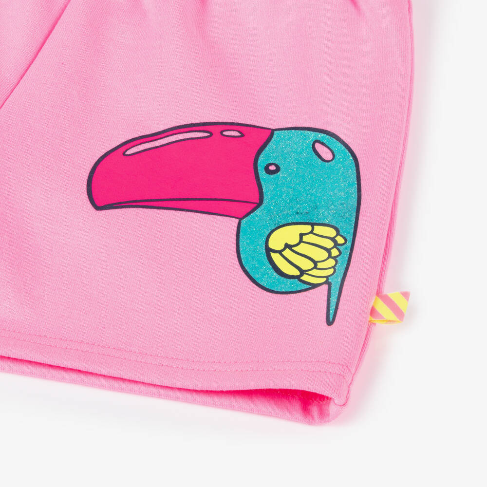 Billieblush-Girls Pastel Parrot Print Shorts | Childrensalon Outlet