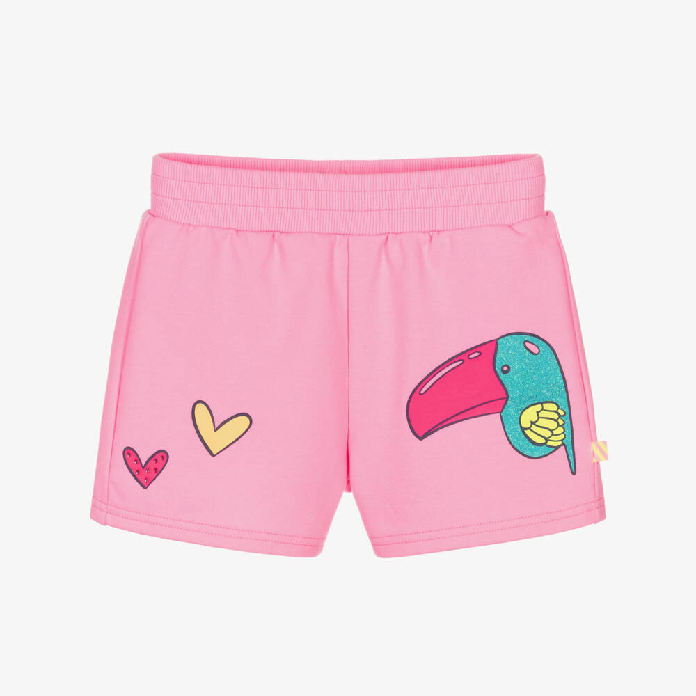 Billieblush-شورت بناتي بطبعة ببغاء بألوان الباستيل | Childrensalon Outlet