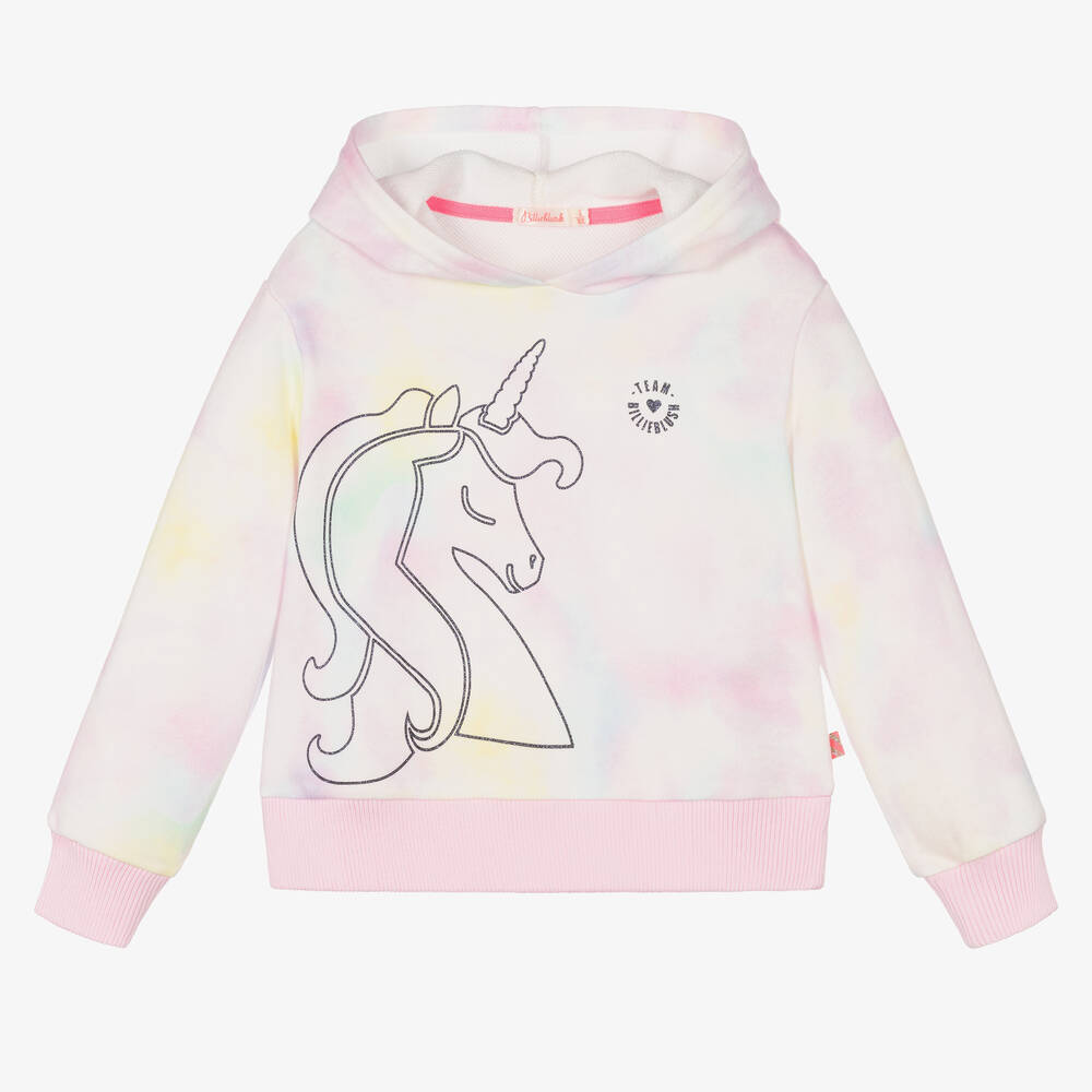 Billieblush - Sweat à capuche rose fille | Childrensalon