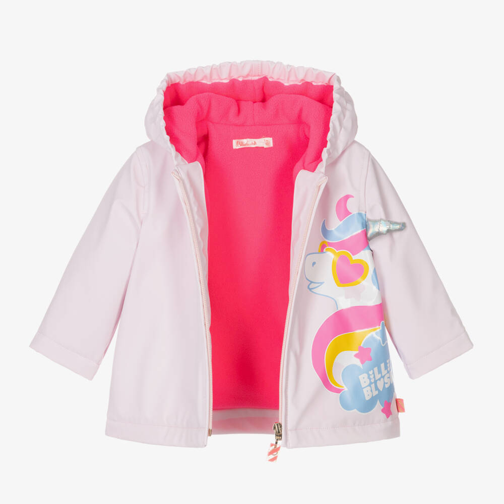 Billieblush-Girls Pastel Unicorn Raincoat | Childrensalon Outlet