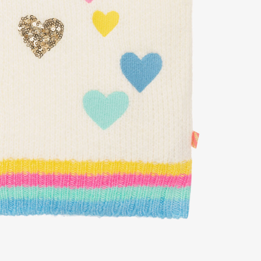 Billieblush-Girls Pearl-Toned Sequin Knit Cardigan | Childrensalon Outlet